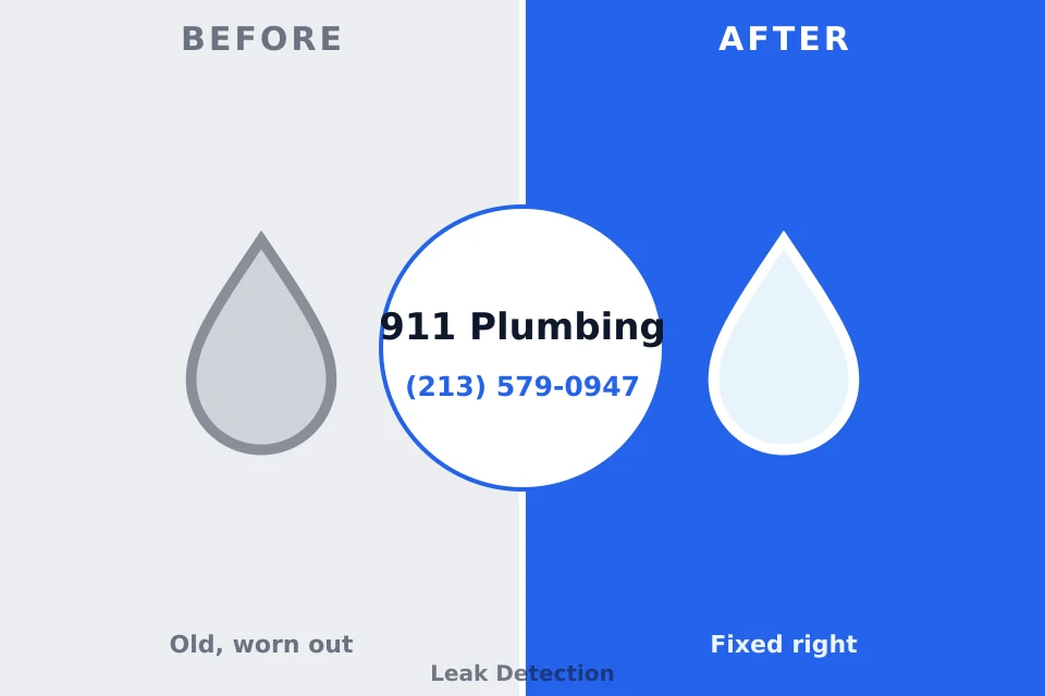 Before and after: plumbing repair Elmwood Park, IL